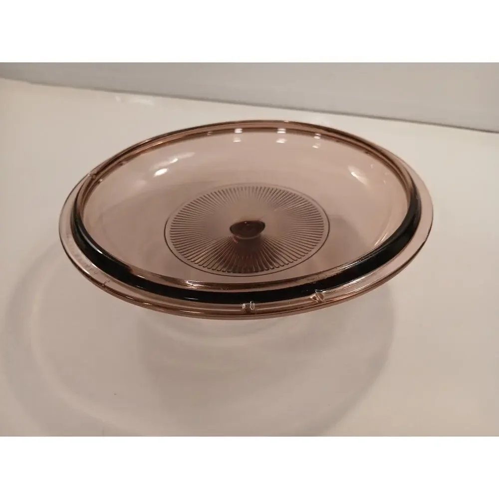 Pyrex Visionware 5 V 1.5 C Pink|Cranberry Colored Replacement Lid
